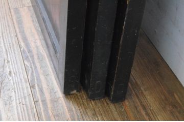アンティーク建具　上質な和の趣あふれる帯戸3枚セット(引き戸、板戸)(R-065552)