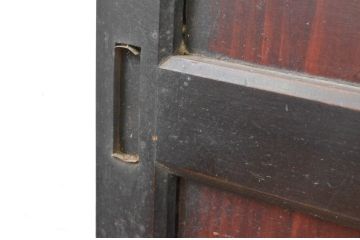アンティーク建具　上質な和の趣あふれる帯戸1枚(引き戸、板戸)(R-065553)