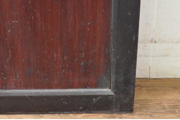 アンティーク建具　上質な和の趣あふれる帯戸1枚(引き戸、板戸)(R-065553)
