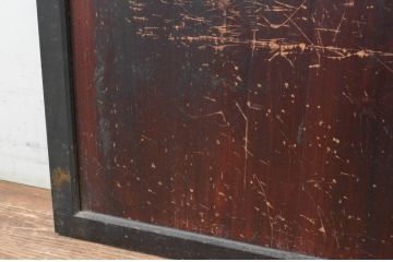 アンティーク建具　上質な和の趣あふれる帯戸1枚(引き戸、板戸)(R-065553)