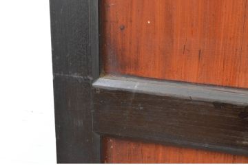 アンティーク建具　上質な和の趣あふれる帯戸1枚(引き戸、板戸)(R-065554)