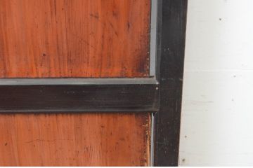 アンティーク建具　上質な和の趣あふれる帯戸1枚(引き戸、板戸)(R-065554)