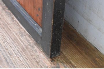 アンティーク建具　上質な和の趣あふれる帯戸1枚(引き戸、板戸)(R-065554)