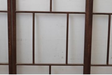 アンティーク建具　大正ロマン　レトロな雰囲気が魅力のガラス戸4枚セット(引き戸)(R-065555)