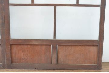 アンティーク建具　大正ロマン　レトロな雰囲気が魅力のガラス戸4枚セット(引き戸)(R-065555)