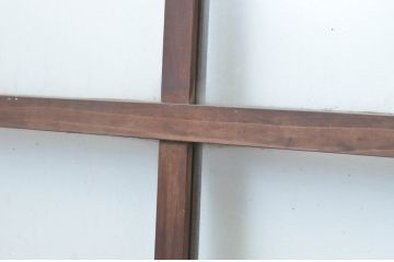 アンティーク建具　大正ロマン　レトロな雰囲気が魅力のガラス戸4枚セット(引き戸)(R-065555)