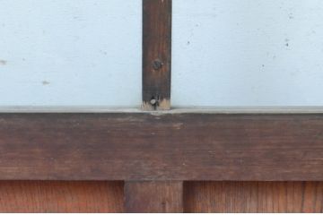 アンティーク建具　大正ロマン　レトロな雰囲気が魅力のガラス戸4枚セット(引き戸)(R-065555)