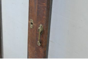 アンティーク建具　大正ロマン　レトロな雰囲気が魅力のガラス戸4枚セット(引き戸)(R-065555)
