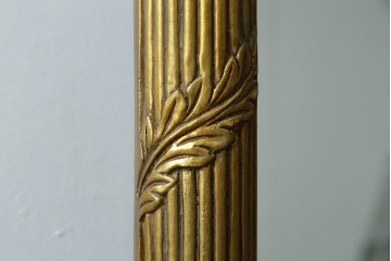 中古　古代の西洋建築のようなデザインが魅力的なウォールミラー　(R-065562)