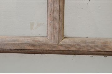 アンティーク建具　大正ロマンの雰囲気漂うデザインの扉1枚(木製扉、ガラス扉、ドア)(R-065581)