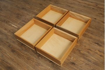 中古　美品!!　松本民芸家具　シックなインテリアと相性の良いブックケース(本箱、飾り棚、収納棚、戸棚、キャビネット)(R-065586)