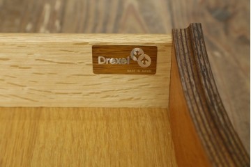 中古　DREXEL HERITAGE(ドレクセルヘリテイジ)　棚と引き出し付き!エレガントなサイドテーブル　(R-065590)
