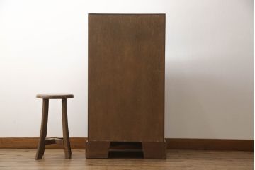 イギリスビンテージ　マホガニー材　小振りなサイズが魅力のライティングビューロー(ライティングデスク、簿記机、ワークデスク、在宅用、在宅ワーク用、ヴィンテージ、引き出し、サイドチェスト)(R-065594)