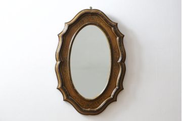 中古　DREXEL HERITAGE(ドレクセルヘリテイジ)　希少モデル!!　クラシカルな雰囲気が魅力のウォールミラー(壁掛け鏡)(R-065600)