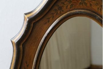 中古　DREXEL HERITAGE(ドレクセルヘリテイジ)　希少モデル!!　クラシカルな雰囲気が魅力のウォールミラー(壁掛け鏡)(R-065600)