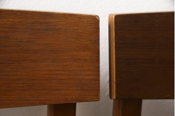 イギリスビンテージ　メレデュー(meredew)　北欧テイストにおすすめ!!モダンなデザインがお洒落なダイニングチェア4脚セット(椅子、イス、ヴィンテージ、英国)(R-065617)