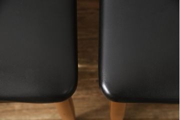 イギリスビンテージ　メレデュー(meredew)　北欧テイストにおすすめ!!モダンなデザインがお洒落なダイニングチェア4脚セット(椅子、イス、ヴィンテージ、英国)(R-065617)