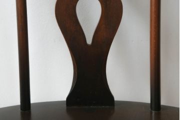 イギリスビンテージ　ERCOL(アーコール)　アザミの透かし彫りが上品な印象を与えるシスルバックアームチェア2脚セット(椅子、ダイニングチェア、板座チェア、イス、ウィンザーチェア、ウインザーチェア、ヴィンテージ、英国)(R-065624)