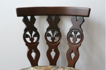 イギリスビンテージ　ERCOL(アーコール)　上品な佇まいのシスルバックチェア4脚セット(ダイニングチェア、椅子、イス、板座チェア、ウィンザーチェア、ウインザーチェア、ヴィンテージ、英国)(R-065625)