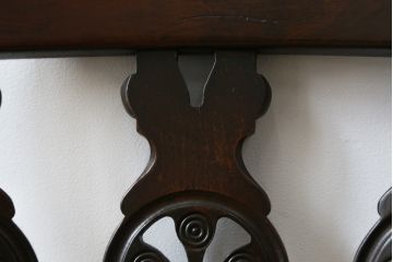 イギリスビンテージ　ERCOL(アーコール)　上品な佇まいのシスルバックチェア4脚セット(ダイニングチェア、椅子、イス、板座チェア、ウィンザーチェア、ウインザーチェア、ヴィンテージ、英国)(R-065625)