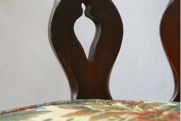 イギリスビンテージ　ERCOL(アーコール)　上品な佇まいのシスルバックチェア4脚セット(ダイニングチェア、椅子、イス、板座チェア、ウィンザーチェア、ウインザーチェア、ヴィンテージ、英国)(R-065625)
