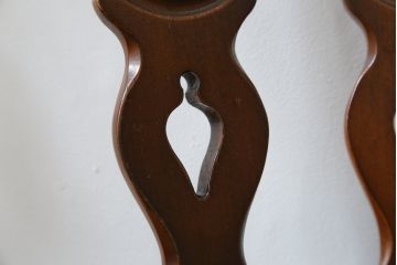 イギリスビンテージ　ERCOL(アーコール)　上品な佇まいのシスルバックチェア4脚セット(ダイニングチェア、椅子、イス、板座チェア、ウィンザーチェア、ウインザーチェア、ヴィンテージ、英国)(R-065625)