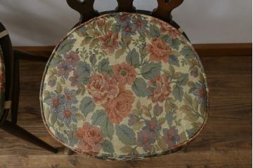 イギリスビンテージ　ERCOL(アーコール)　上品な佇まいのシスルバックチェア4脚セット(ダイニングチェア、椅子、イス、板座チェア、ウィンザーチェア、ウインザーチェア、ヴィンテージ、英国)(R-065625)