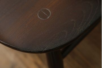 イギリスビンテージ　ERCOL(アーコール)　上品な佇まいのシスルバックチェア4脚セット(ダイニングチェア、椅子、イス、板座チェア、ウィンザーチェア、ウインザーチェア、ヴィンテージ、英国)(R-065625)