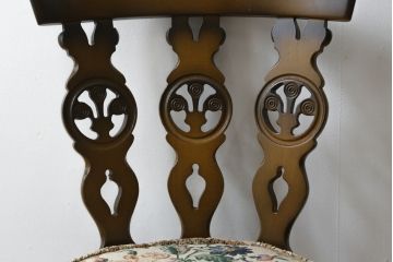 イギリスビンテージ　ERCOL(アーコール)　クッション付き　上品な佇まいのシスルバックチェア2脚セット(ダイニングチェア、椅子、イス、板座チェア、ウィンザーチェア、ウインザーチェア、ヴィンテージ、英国、バラ売り可能)(R-065626)