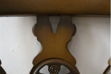 イギリスビンテージ　ERCOL(アーコール)　クッション付き　上品な佇まいのシスルバックチェア2脚セット(ダイニングチェア、椅子、イス、板座チェア、ウィンザーチェア、ウインザーチェア、ヴィンテージ、英国、バラ売り可能)(R-065626)