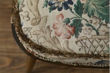 イギリスビンテージ　ERCOL(アーコール)　クッション付き　上品な佇まいのシスルバックチェア2脚セット(ダイニングチェア、椅子、イス、板座チェア、ウィンザーチェア、ウインザーチェア、ヴィンテージ、英国、バラ売り可能)(R-065626)