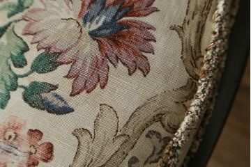 イギリスビンテージ　ERCOL(アーコール)　クッション付き　上品な佇まいのシスルバックチェア2脚セット(ダイニングチェア、椅子、イス、板座チェア、ウィンザーチェア、ウインザーチェア、ヴィンテージ、英国、バラ売り可能)(R-065626)