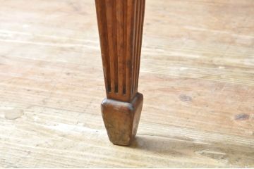 イギリスアンティーク　アールデコ　マホガニー材　シンプルながら品のある佇まいが魅力の2人掛けベンチソファ(アームソファ、ダイニングソファ、二人掛け、英国)(R-065643)