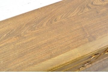 イギリスビンテージ　ERCOL(アーコール)　優しい木の温もり溢れるキャスター付きウィンザーサイドボード(リビングボード、サイドキャビネット、テレビ台、収納棚、戸棚、ヴィンテージ、英国)(R-065644)