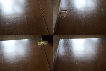 イギリスアンティーク　バーズアイ(鳥眼杢)の杢目が美しいライティングビューロー　(R-065648)