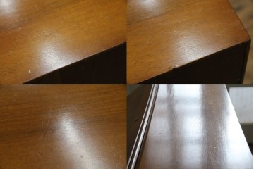 イギリスアンティーク　バーズアイ(鳥眼杢)の杢目が美しいライティングビューロー　(R-065648)