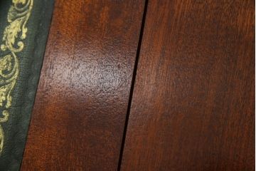 中古　イギリス輸入家具　マホガニー材　小振りなサイズが取り入れやすいライティングビューロー(簿記机、在宅用、在宅ワーク用、ワークデスク、サイドチェスト、引き出し、英国)(R-065649)