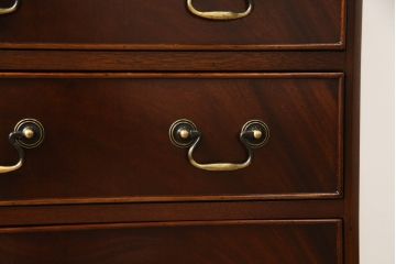 中古　イギリス輸入家具　マホガニー材　小振りなサイズが取り入れやすいライティングビューロー(簿記机、在宅用、在宅ワーク用、ワークデスク、サイドチェスト、引き出し、英国)(R-065649)
