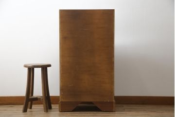 中古　イギリス輸入家具　マホガニー材　小振りなサイズが取り入れやすいライティングビューロー(簿記机、在宅用、在宅ワーク用、ワークデスク、サイドチェスト、引き出し、英国)(R-065649)