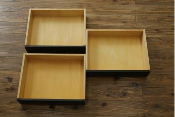 中古　北海道民芸家具　上質な作りが魅力のライティングビューロー　定価約34万円　(R-065675)
