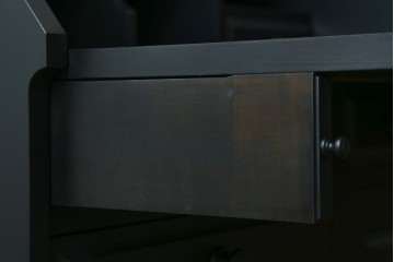 中古　北海道民芸家具　上質な作りが魅力のライティングビューロー　定価約34万円　(R-065675)