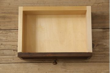 中古　北海道民芸家具　ペイント仕上げ限定　上質な作りが魅力のライティングビューロー(簿記机、在宅用、在宅ワーク用、ワークデスク、引き出し、サイドチェスト)(定価約34万円)(R-065675)