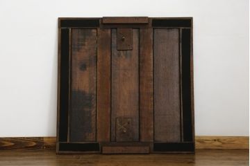イギリスアンティーク　オーク材　ツイストレッグがお洒落な拡張式ダイニングテーブル(ドローリーフテーブル、エクステンションテーブル、食卓、4人掛け、4P、6人掛け、6P)(R-065678)