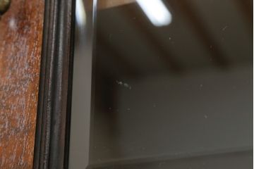 和製ビンテージ　松本民芸家具　和モダンな雰囲気漂うC型サイドボード(サイドキャビネット、収納棚、戸棚、飾り棚、ヴィンテージ)(定価約84万円)(R-065686)