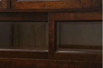 和製ビンテージ　松本民芸家具　和モダンな雰囲気漂うC型サイドボード(サイドキャビネット、収納棚、戸棚、飾り棚、ヴィンテージ)(定価約84万円)(R-065686)