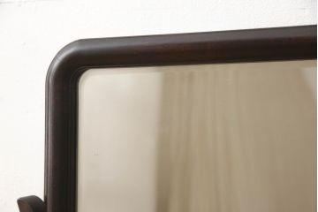 和製ビンテージ　松本民芸家具　希少な絶版品!!　上品な佇まいが魅力のB型置鏡(卓上ミラー、ドレッサー、鏡台、ヴィンテージ)(R-065688)