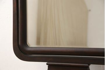 和製ビンテージ　松本民芸家具　希少な絶版品!!　上品な佇まいが魅力のB型置鏡(卓上ミラー、ドレッサー、鏡台、ヴィンテージ)(R-065688)