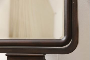 和製ビンテージ　松本民芸家具　希少な絶版品!!　上品な佇まいが魅力のB型置鏡(卓上ミラー、ドレッサー、鏡台、ヴィンテージ)(R-065688)