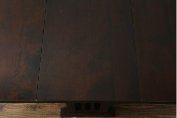 和製ビンテージ　北海道民芸家具　#430　洗練されたデザインのバタフライ卓(ダイニングテーブル、4人掛け、2人掛け、4P、2P、食卓、エクステンションテーブル、ヴィンテージ)(定価約20万円)(R-065695)