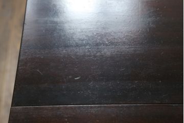 和製ビンテージ　北海道民芸家具　#430　洗練されたデザインのバタフライ卓(ダイニングテーブル、4人掛け、2人掛け、4P、2P、食卓、エクステンションテーブル、ヴィンテージ)(定価約20万円)(R-065695)